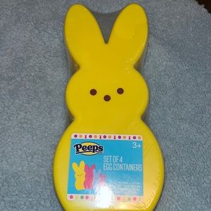 PEEPS Set of 4 Stacking Egg Containers NWT